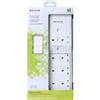 Belkin Conserve Switch 8 Socket Surge Protector with remote Ref F7C01008AF Belkin Conserve Switch 8 Socket Surge Protector with remote Ref F7C01008AF