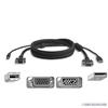 Belkin OmniView Pro2 Series KVM Cable, USB 3m - F3X1962-10