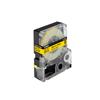 Epson LC-2YBP9 Pastel Black on Yellow 6mm Label Tape - C53S623401