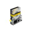 Epson LC-4YBP9 Pastel Black on Yellow 12mm Label Tape - C53S625403