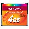 Transcend 4GB Compact Flash Memory Card (133X) - TS4GCF133